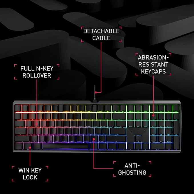 CHERRY MX Board 3.0 S Wired Mechanical Keyboard Aluminum Housing MX Red Silent Switches for Gaming and Office
