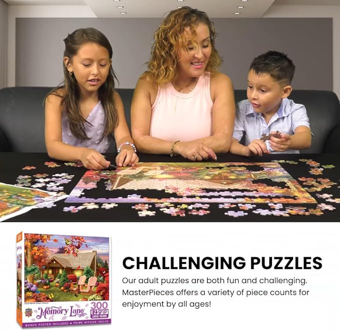 Masterpieces 300 Piece EZ Grip Jigsaw Puzzle - Willow Whispers - 18"x24"