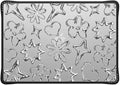 CASETiFY Impact MacBook Air 15" (M2-M4) Case [Cushioned Impact Corners/Scratch-Resistant/Anti-Slip Grip] - Chrome Doodles - Clear Black