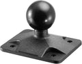 iBolt 25mm / 1 inch Composite AMPS Adapter Plate for Industry Standard Dual Ball Socket mounting arms,25mm Composite,IBPB-33880
