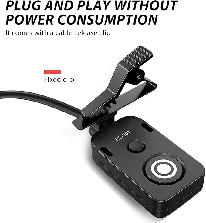 for Nikon Cable Release (MC-DC2) D750 D7200 Z6 Z7 Z7II Remote Camera Small Shutter Release Remote Control Wired Remote Photo Accessory D7500 D3300 D600 D90 D3200D7000 (RC301-DC2 NK 196.8in/5m)