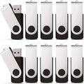 KEXIN 100 Pack 4GB Flash Drives - USB Thumb Drive, 4GB Memory Stick, Black