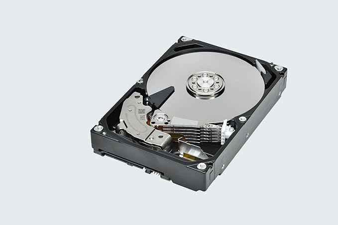 Toshiba N300 PRO 10TB Large-Sized Business NAS (up to 24 Bays) 3.5-Inch Internal Hard Drive - Up to 300 TB/Year Workload Rate CMR SATA 6 GB/s 7200 RPM 512 MB Cache - HDWG71AXZSTB