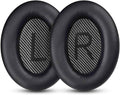 Replacement Earpads Cushions for Bose QuietComfort 35 (QC35) & Quiet Comfort 35 II (QC35 ii) Headphones, Ear Pads with Softer Leather, Noise Isolation Foam, Comfortable Thickness