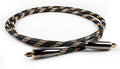 SKW Optical Digital Audio Toslink Cable Home Theater Fiber Optic Male to Male Gold Plated S/PDIF Cables - Copper Connectors, High-Reinforced Transparent Polymer Core, Nylon Braided 9.8ft(3M)