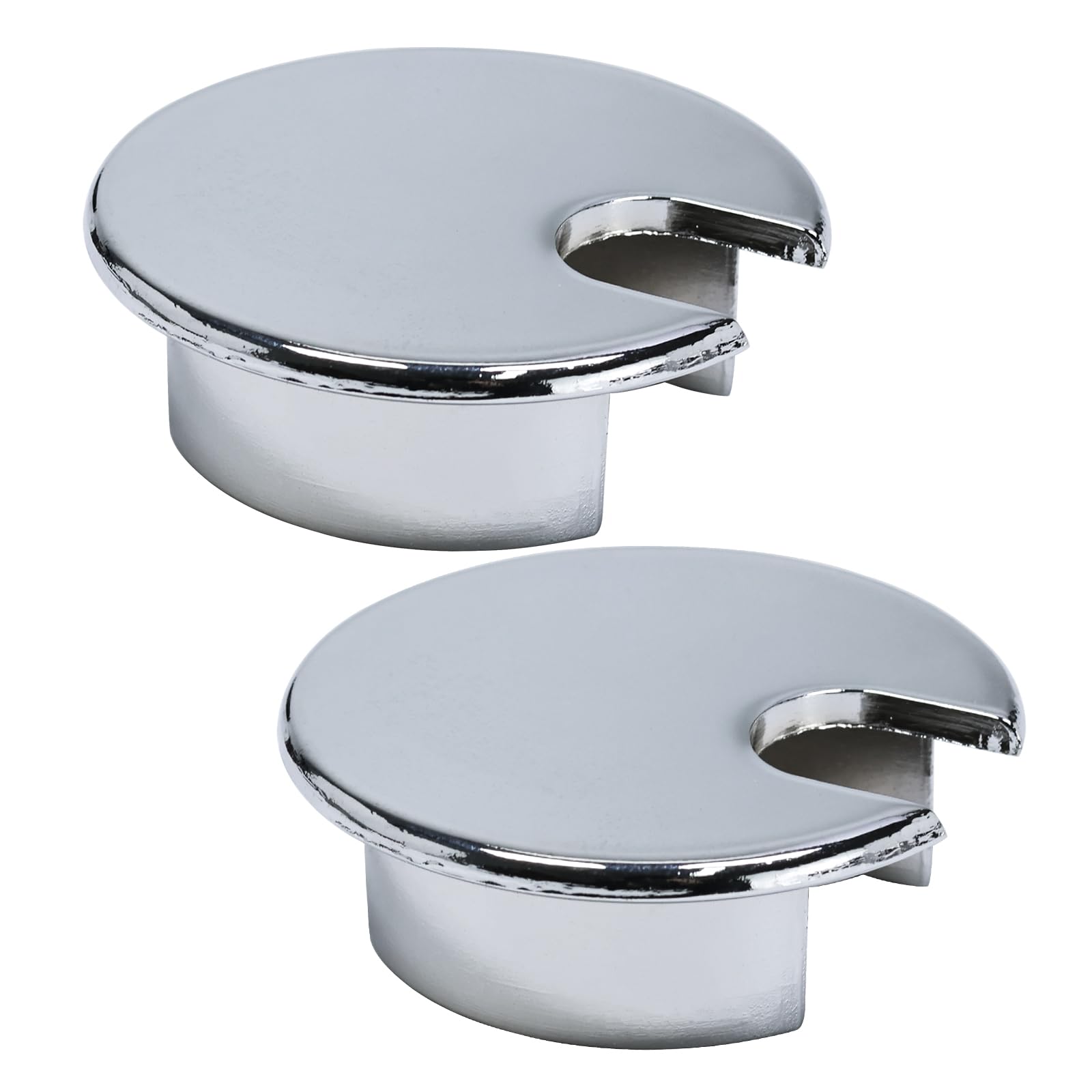 EASYEAH 2 Pcs Desk Grommet 1-3/8" / 35 mm, Zinc Alloy Desk Cord Hole Cover