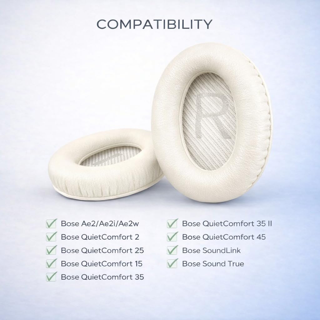 YOCOWOCO Replacement Ear Pads for Bose QC35 and QC35 II