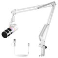 COMICA EJoy D10(A) USB/XLR Dynamic Gaming Mic with Boom Arm, Noise Cancel
