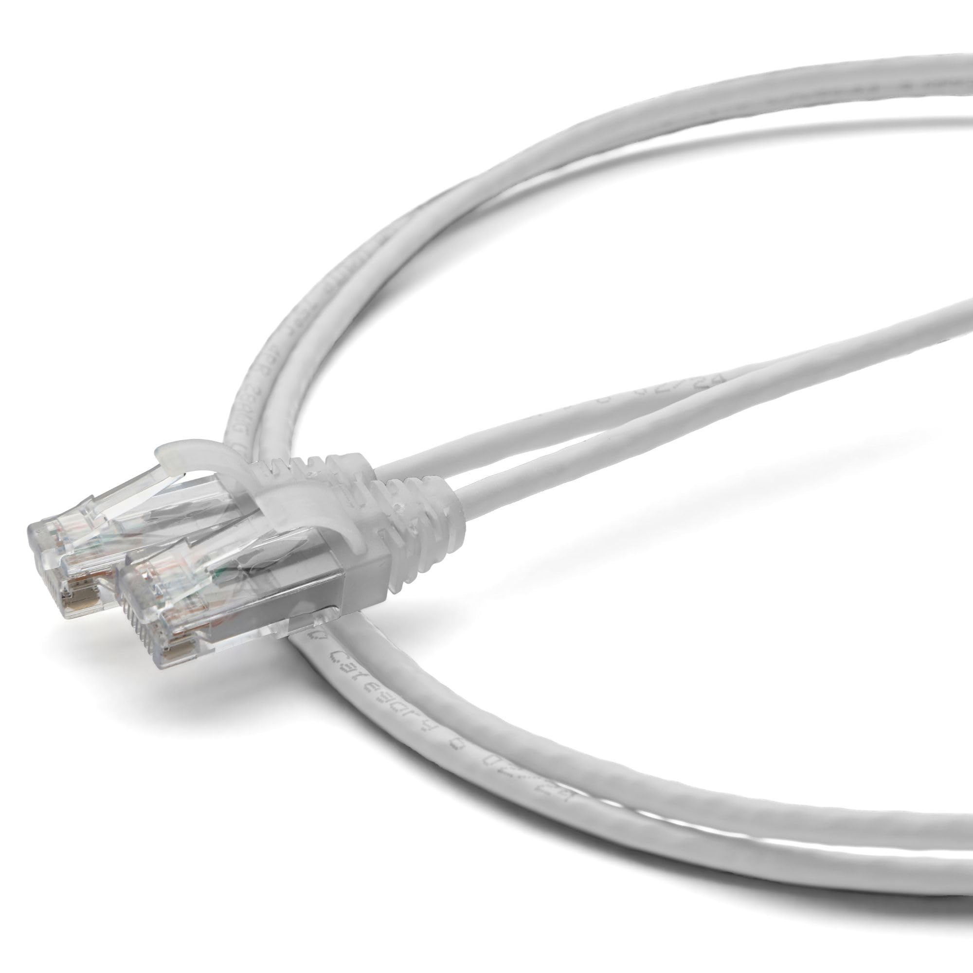 TRUECABLE Cat6 Component Rated Patch Cable, Unshielded (U/UTP), 3ft, White, 28AWG Stranded Pure Copper, Snagless 10G High-Speed Ethernet Cable, PoE++ 4PPoE 100W, UL Listed, RoHS-3, 1 Pack