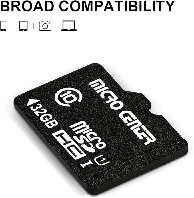 Micro Center 32GB Class 10 Micro SDHC Flash Memory Card 20 Pack with Adapter for Mobile Device Storage Phone, Tablet, Drone & Full HD Video Recording - 80MB/s UHS-I, C10, U1 (20 Pack)