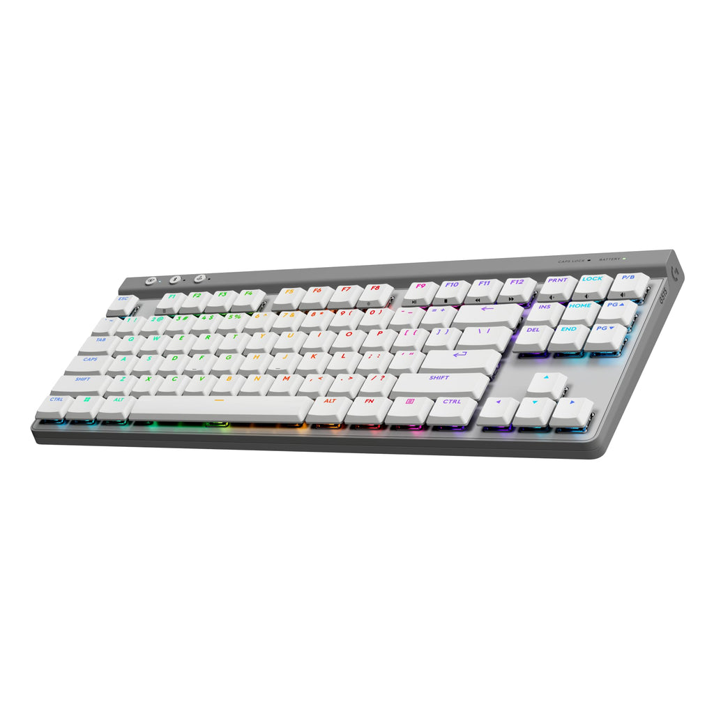 Logitech G515 Lightspeed TKL Wireless Gaming Keyboard (Tactile) - White
