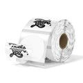 MUNBYN 2 Inch Transparent Round Thermal Labels, 500 Sheets/1 Roll