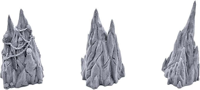 EnderToys Tormented Scatter by Printable Scenery, 3D Printed Tabletop RPG Scenery and Wargame Terrain 28mm Miniatures