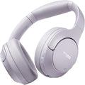 TOZO HT2 Hybrid Active Noise Cancelling Headphones, Wireless Over Ear Bluetooth Headset, 60H Playtime, Hi-Res Audio Custom EQ via App Deep Bass Comfort Fit Ear Cups, for Home Office Travel Purple