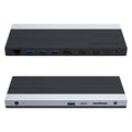 WAVLINK USB C Docking Station 3 Monitor with 100W PD, USB-C Laptop Dock Triple Display for Dell Hp Lenovo Windows, Type C Adapter Hub - Dual HDMI, DisplayPort, Ethernet, 4 USB3.0, SD/TF Slot, Audio