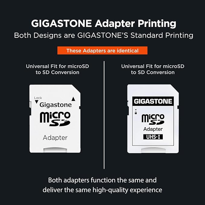 [5-Yrs Free Data Recovery] GIGASTONE 256GB Micro SD Card, 4K Camera Pro, A2 V30 for Smartphone, Gopro, Action Cams, 4K UHD Video, Nintendo-Switch Compatible, Up to 100MB/s, UHS-I U3 C10 with Adapter