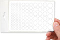 Stackable Webcam/Camera Vinyl Covers | 95 Low-Tack Restickable Webcam Sticker | Multiple Sizes | White 95-Pack (Ultra Glossy)