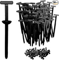 Nylon Universal Cable Tie Buckle,New Multifunctional Cable Tie Buckle for Car Daily Repair,Heavy Duty Self-Locking Nylon Zip Ties Holder,UV Resistant Zipties for Car Daily Auto Fixing (50pcs)
