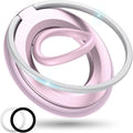 [2025 Upgrade] Magnetic Phone Grip for MagSafe Ring Holder, Two-Sided Magnets Phone Ring Grip Finger Kickstand Compatible with iPhone 16 Pro/Max 15 14 13 12 11 Plus & Android Phone (pink1)
