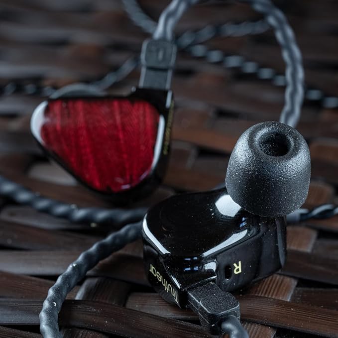 Comply 600 Core Series | Memory Foam Replacement IEM Ear Tips for Truthear, Sennheiser, Moondrop & More | Superior Noise Isolation, Ultimate Comfort, Secure Fit | TechDefender, Black, Small (3 Pairs)