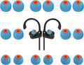 Earbud Tips Ear Bud Tips Soft Anti Slip Washable and Reusable Silicone Replacement Earbud Tips Fit Most in-Ear Earbuds(Inner Hole 3.8mm -5.1mm) 18pcs S M L