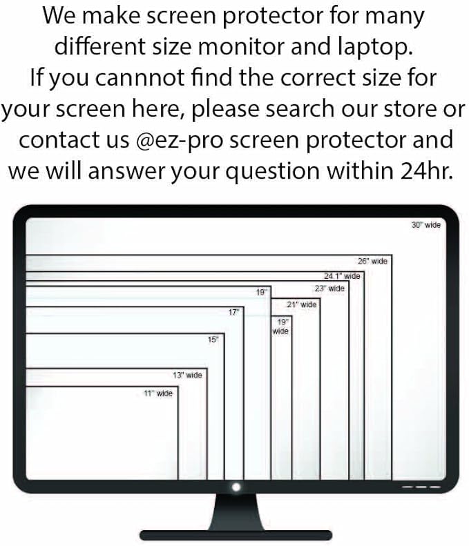Premium Privacy Screen Filter for 21.5 Inches Desktop Computer Widescreen Monitor with Aspect Ratio 16:09. Anti Glare and Anti Blue Light Protection
