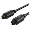 CableCreation Optical Audio Cable, [2-Pack] 3 Feet Fiber Optic Cable [S/PDIF] with Gold Plated for Home Theater, Sound Bar, TV, PS4, Xbox, VD/CD Player, Blu-ray Players, Game Console& More, 0.9M
