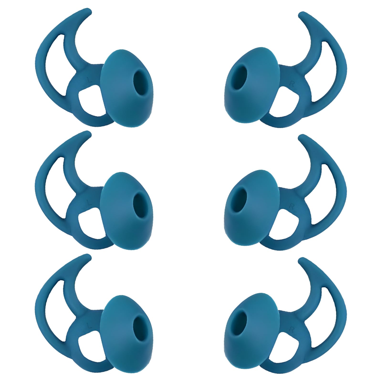 WKYMY Earbud Replacement Tips Earbud Covers Silicone Tips Compatible with Bose Quietcomfort and Sport Headphone Eartips Ear Bud Tips Large 3 Pairs