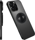 Lite 2 Magnetic Phone Grip, [Elastic Finger Strap] Phone Loop Holder, Compatible with Magsafe Series iPhone 16 15 14 13 12 Pro max, Black
