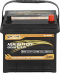 Weize Platinum AGM Battery BCI Group 35 Automotive Battery, 100RC, 650CCA, 36 Months Warranty