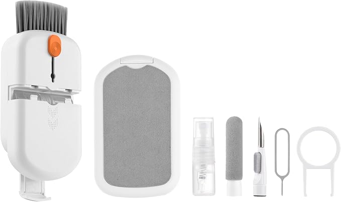 Professional 10-in-1 Keyboard Cleaning Kit, Retractable Brush & Tools for Mechanical Keyboard, Laptop, MacBook, iPhone Screen, Camera Lens, AirPods, Earbuds, Monitors