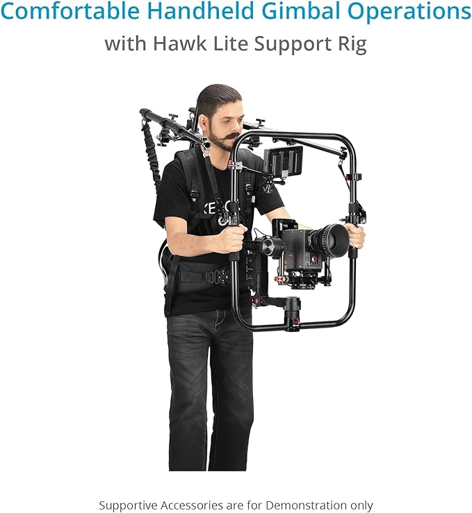 Proaim Hawk Lite Body Support Stabilizing Vest Rig for Camera Gimbals. Payload 5kg / 11lb - 15kg / 33lb. (ST-LHWK-01)