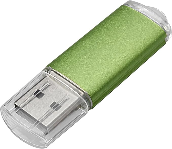 TOPESEL 10 Pack 8GB USB 2.0 Flash Drive Memory Stick Thumb Drives (5 Mixed Colors: Black Blue Green Red Silver)