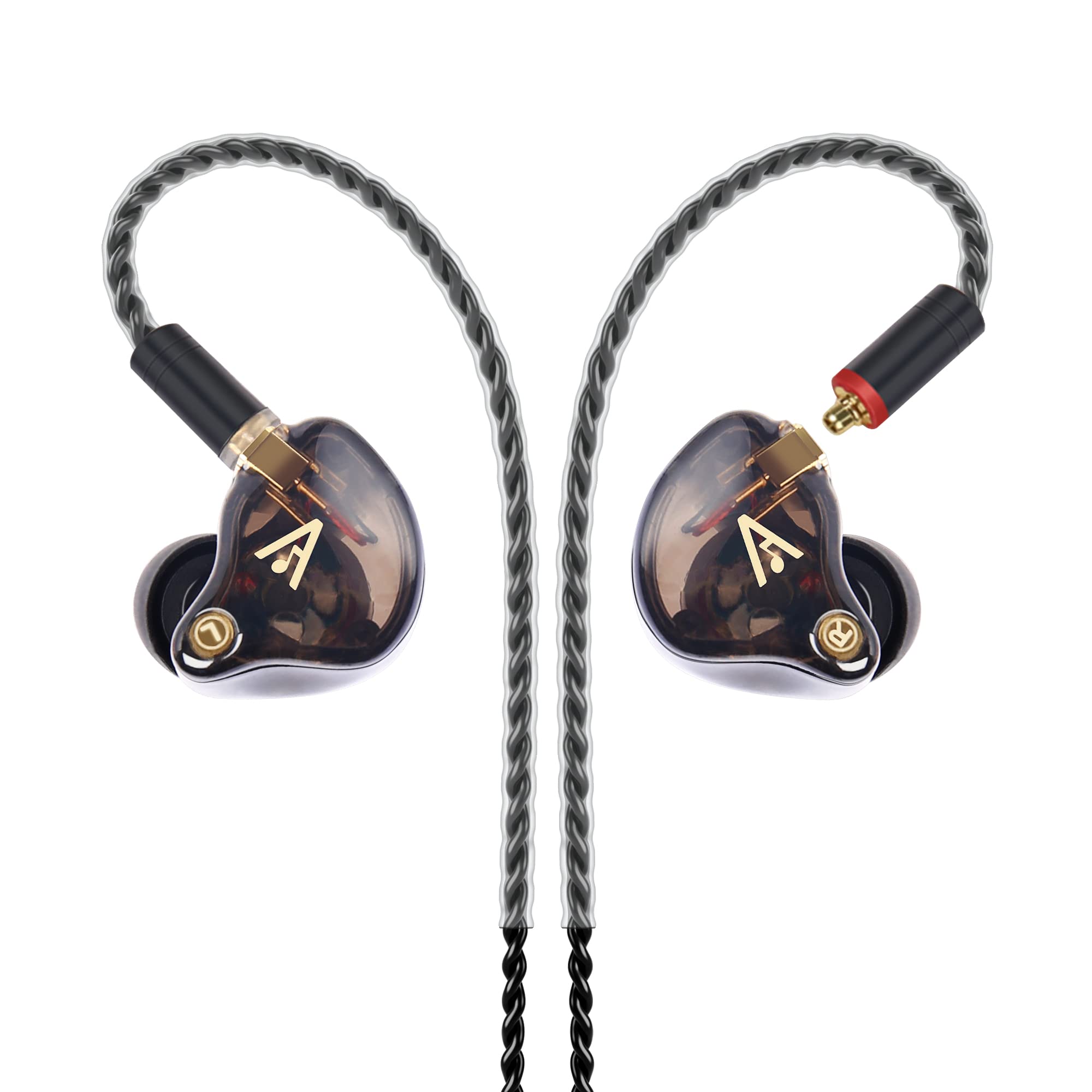 Audiovance Vibes 201 HiFi Wired Earbuds, 3.5mm in-Ear Headphones