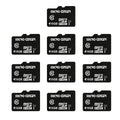 Micro Center 16GB Class 10 MicroSDHC Flash Memory Card with Adapter for Mobile Device Storage Phone, Tablet, Drone & Full HD Video Recording - 80MB/s UHS-I, C10, U1 (10 Pack)