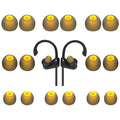 TSZYYM Replacement Earbud Tips Soft Anti Slip Washable and Reusable Silicone Fit Most In-Ear Earbuds (Inner Hole 3.8mm-5.1mm) 18pcs S M L