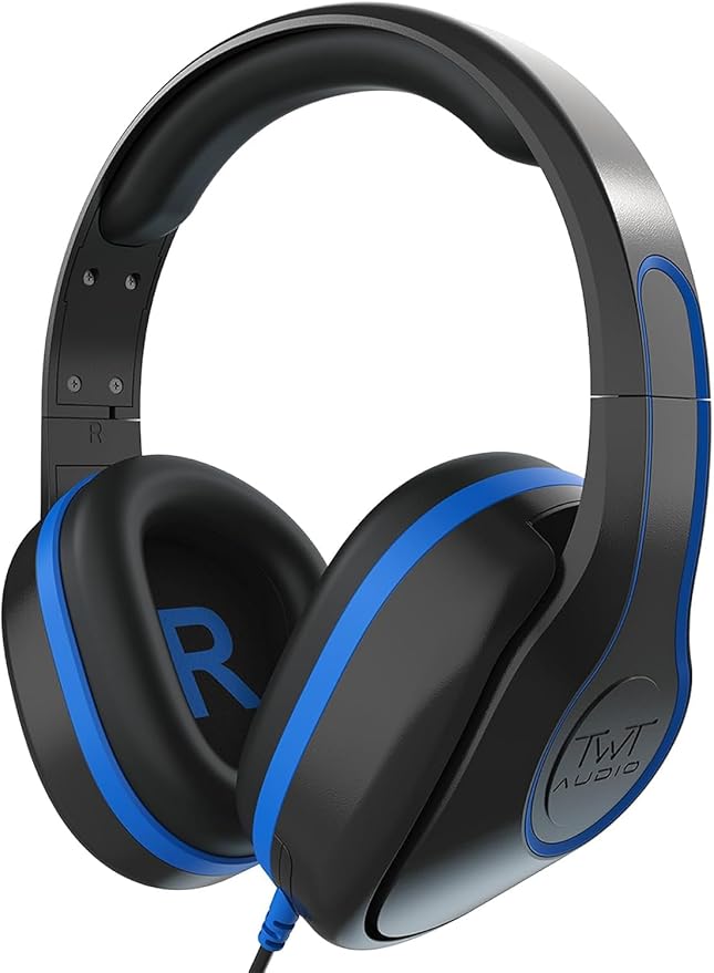 ThinkWrite Technologies REVO TW300, Premium Wired Over-Ear Headphones, Noise Reducing Headphones with 3.5mm Jack, Black - 20 Pack