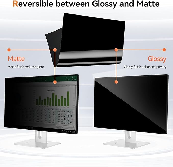 [5-Pack] 29 Inch Computer Privacy Screen for 21:9 Widescreen Monitor, Anti Glare Anti-UV Eye Protection Desktop PC LED Monitor Filter, Removable Anti-Scratch Screen Film 29in