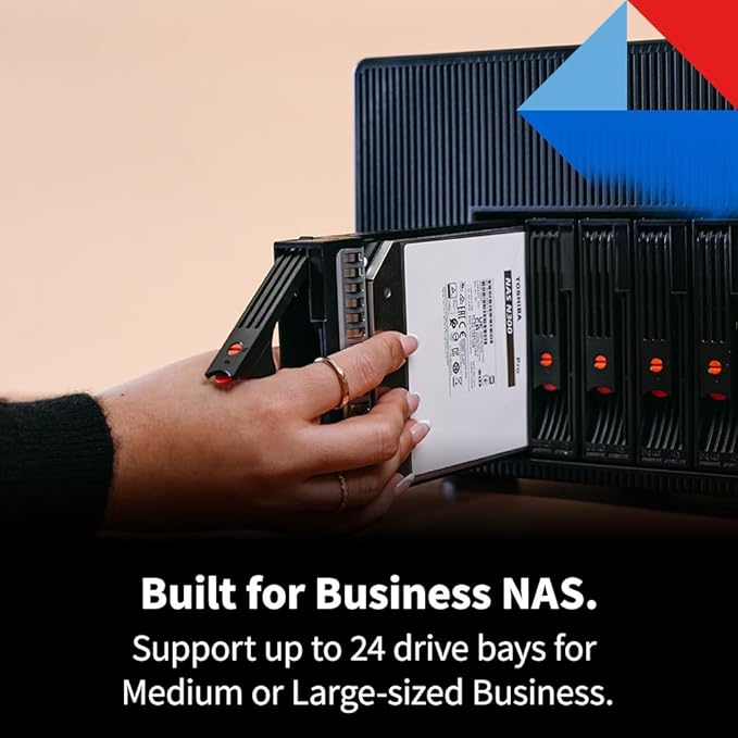 Toshiba N300 PRO 6TB Large-Sized Business NAS (up to 24 Bays) 3.5-Inch Internal Hard Drive - Up to 300 TB/Year Workload Rate CMR SATA 6 GB/s 7200 RPM 512 MB Cache - HDWG760XZSTB