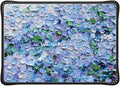 CASETiFY Impact MacBook Air 13.6" (M2-M4) Case [Cushioned Impact Corners/Scratch-Resistant/Anti-Slip Grip] - Nantucket Blue Hydrangeas - Clear Black
