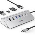 intpw 10-in-1 USB C Hub, P9R Powered USB Hub with 4K HDMI, 3 USB 3.0 5Gbps, PD 100W, 1Gbps Ethernet, SD/TF, Aluminum USB Hub for Laptop, MacBook Pro/Air, iPad Pro, iPhone 17, Dell, HP