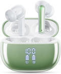 Wireless Earbuds, Bluetooth Ear Buds Headphones with LED Charging Case, 40 Hours Playtime, IP7, Lightweight in-Ear Earphones for iPhone Android Sports Workout