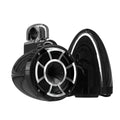 Wet Sounds Rev 8 Black V2 Revolution Series 8" Black Tower Speakers w/Fixed Clamp