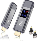 TTQ Wireless HDMI Transmitter and Receiver, TTQ Wireless HDMI Extender 4K Supported, Metal Housing, LED Display, 100FT Range, 2.4G&5G, for PC/Laptop/Camera/HDTV/Projector/TV Box