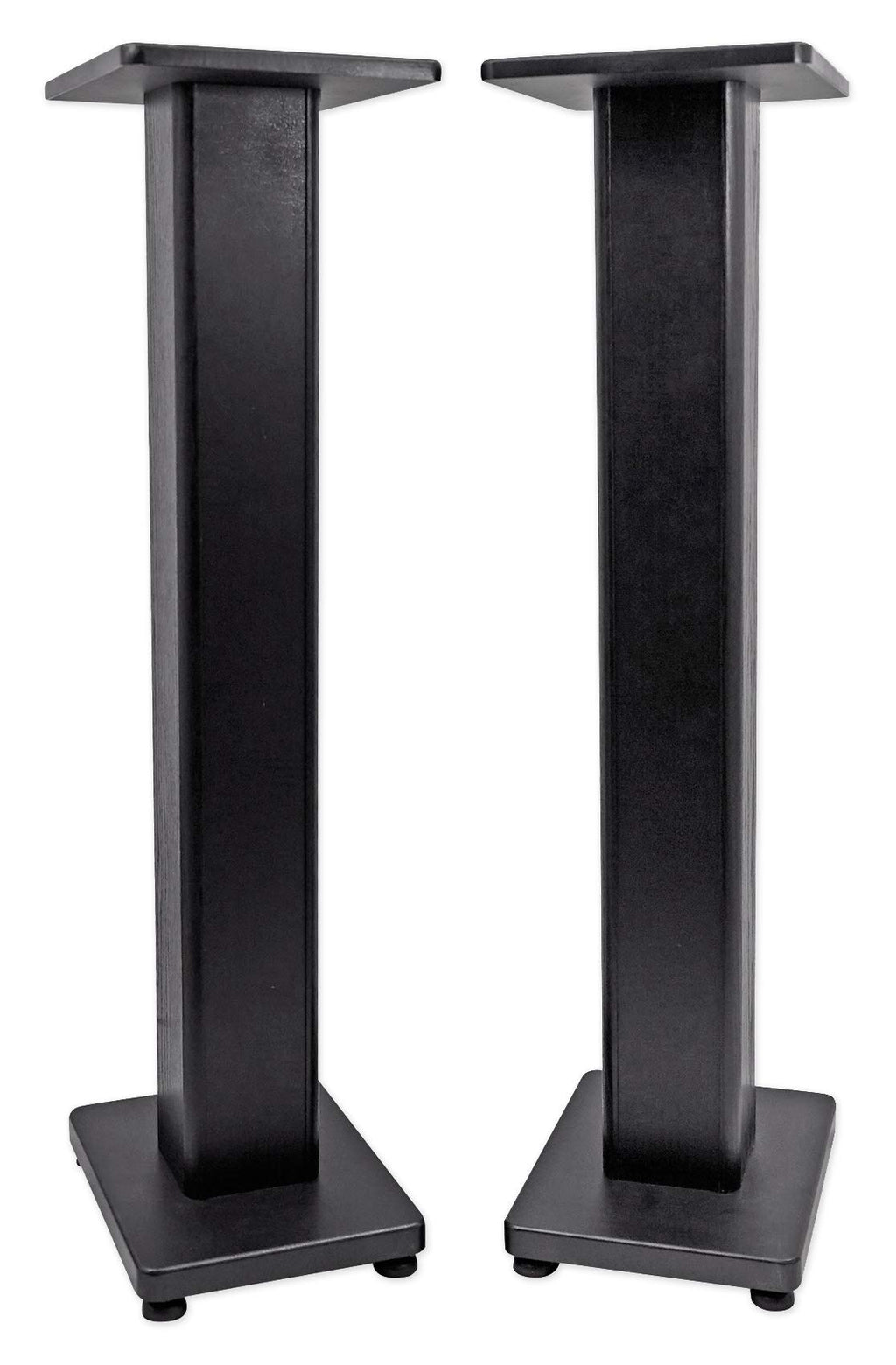 Rockville Pair RHTSB 36 Inch Bookshelf Speaker Stands, High-Performance Wood, Cable Management, Dual Platform Sizes, for Home Theater and Studio Monitors