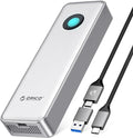 ORICO 1TB Portable SSD for 3700MB/s, RGB External Solid State Drive with 40Gbps 2 in 1 USB C Cable, Built-in Cooling Fan, Compatible with Thunderbolt 4/3, USB 4.0, PSSD - R3700