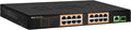 BV-Tech 18 Ports Long Range PoE+ Switch (16 PoE+ Ports | 1 Gigabit Ethernet uplink with 1 SFP Uplink) - 19" Rackmount - 120W - 802.3af/at -Desktop Design for Easy Set Up (16 Gigabit PoE+ Ports | 120W)
