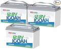 Redodo 12V 100Ah LiFePO4 Battery with Self Heating, Low Temperature Protection Group 31 Lithium Battery, Built in 100A BMS, 4000+ Deep Cycles, Perfect for RVs, Off-Grid in Cold Areas 3 Packs