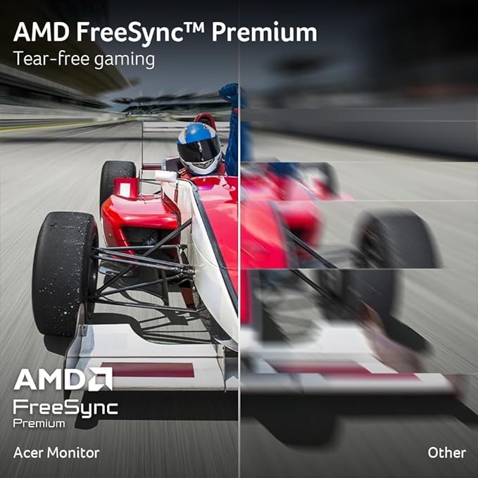 acer Predator XB273K 27" 4k Gaming Monitor | AMD FreeSync Premium | ZeroFrame Design | 160Hz Refresh | Up to 0.5ms Response | Height, Tilt, Swivel, Pivot Adjust | HDR 400 | 1 x DP 1.4 & 2 x HDMI 2.1