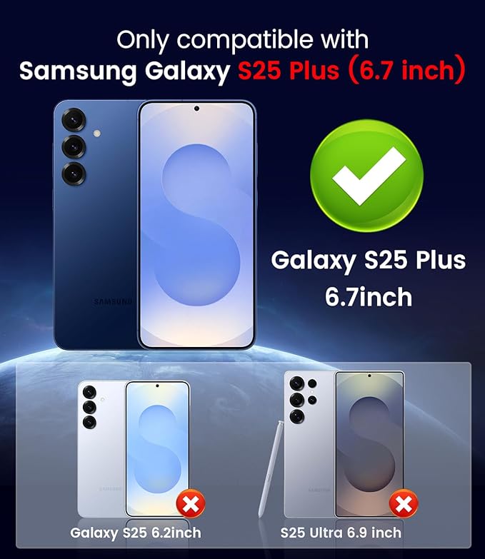Magnetic for Samsung Galaxy S25 Plus Case [Compatible with MagSafe][Built-in Camera Lens Protector] Slim Soft Silicone Bumper Shockproof Metallic Luster Phone Shell (Rose Gold)